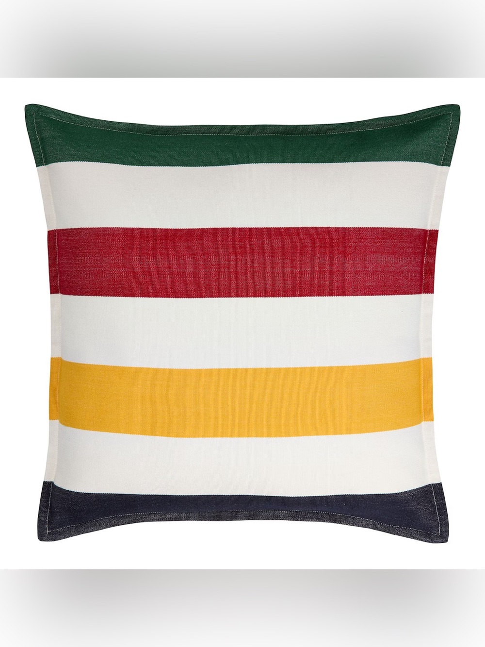 Hudson’s Bay Stripes Outdoor Accent Cushion, Multi-Coloured, 20-in x 20-in